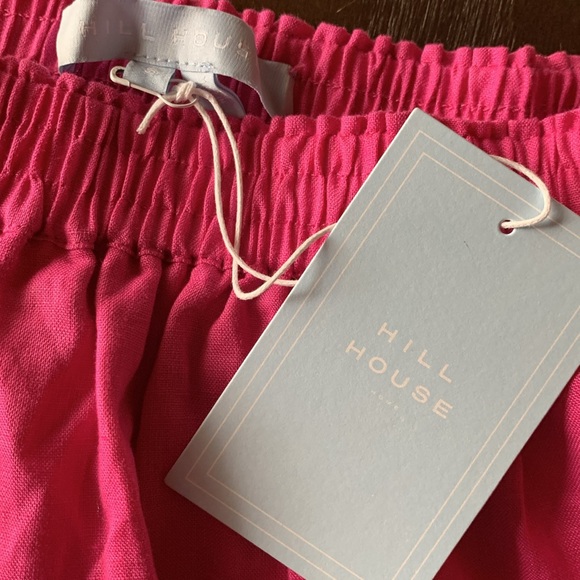 New Hill House The Paz Skirt pink size small linen ruffle feminine beachy preppy - Picture 10 of 12